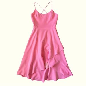 Pink Black Halo Cocktail Dress - Size 2